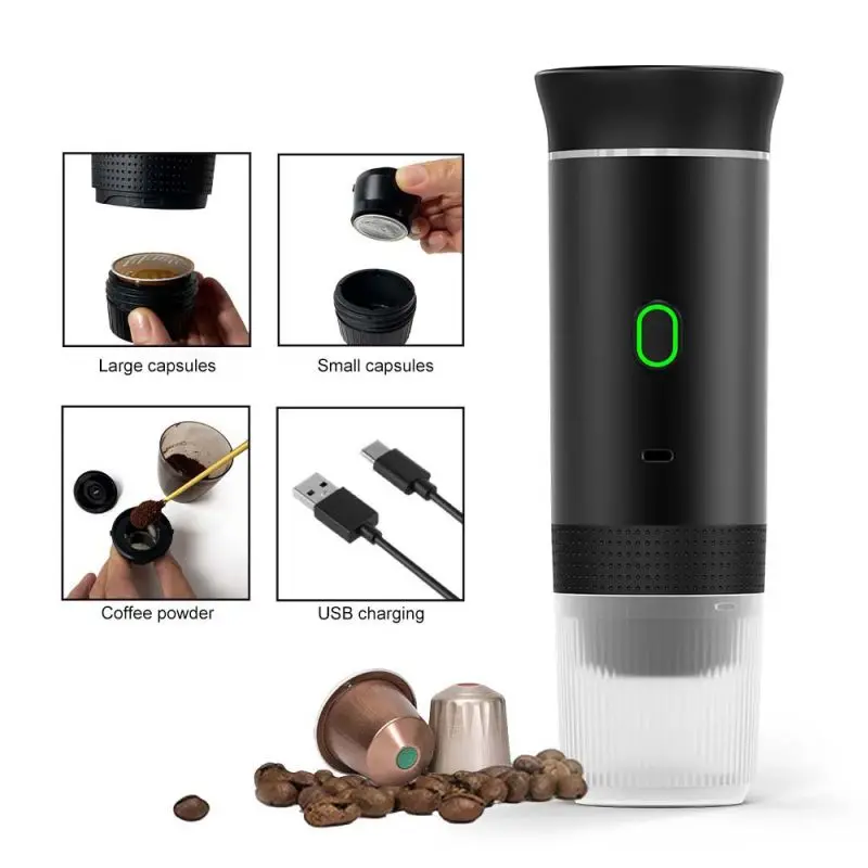 Portable car espresso coffee maker (12v dc) portable espresso coffee maker travel automatic coffee maker