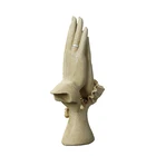 Our Direct Sales Hand In Hand Figurines Wedding Decoration Cheap Wedding Souvenirs Natural Sandstone Resin Handicrafts