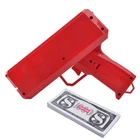 Gun Gun/ OEM LOGO Color Amazon 2021 Promotional Money Spray Gun Cash Gun Gold Plated Chrome Golden Money Gun/