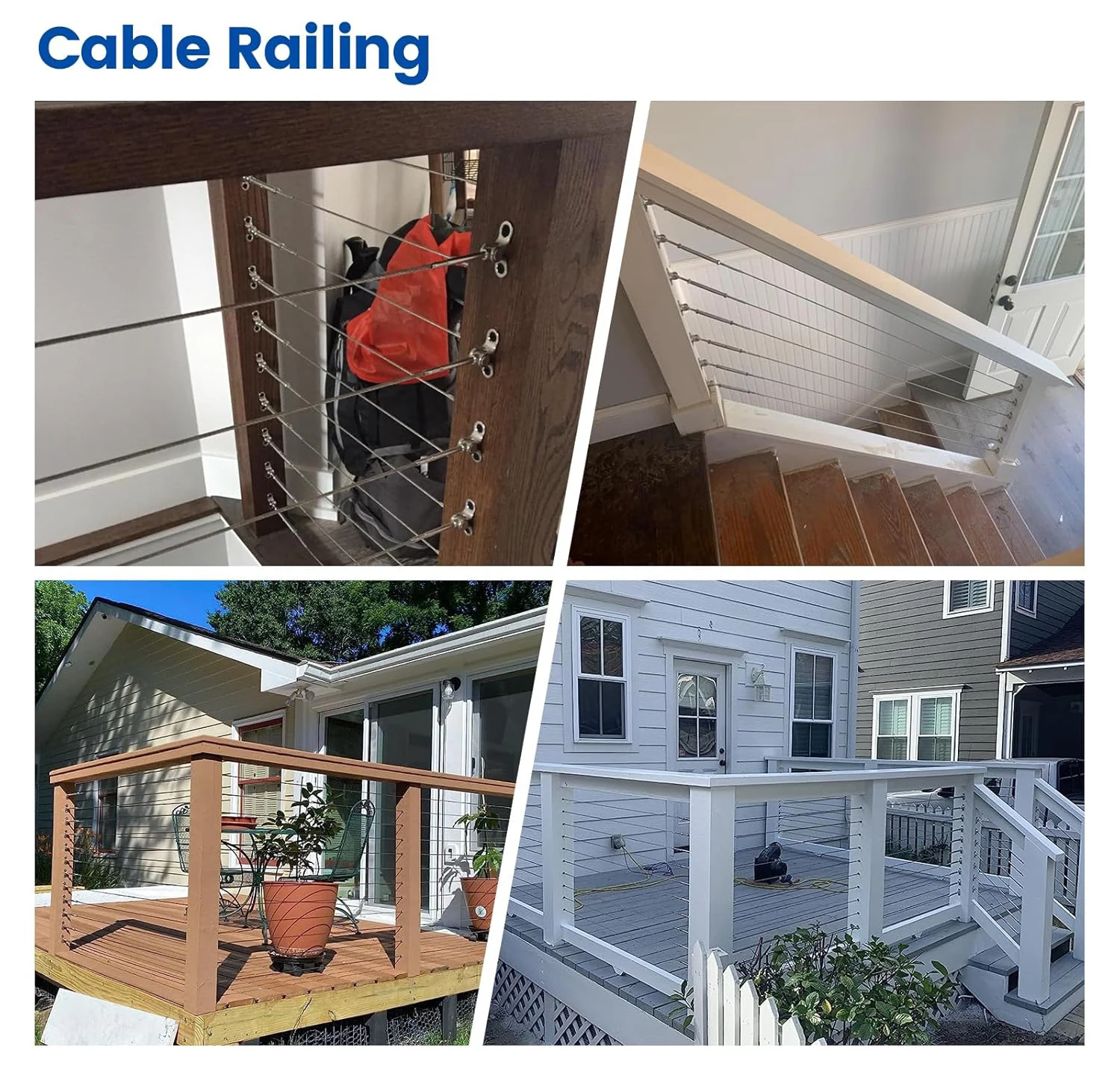 High Tensile Strength Swage Stud with Fatigue and Wind Rain Resistance for Cable Railing Hardware