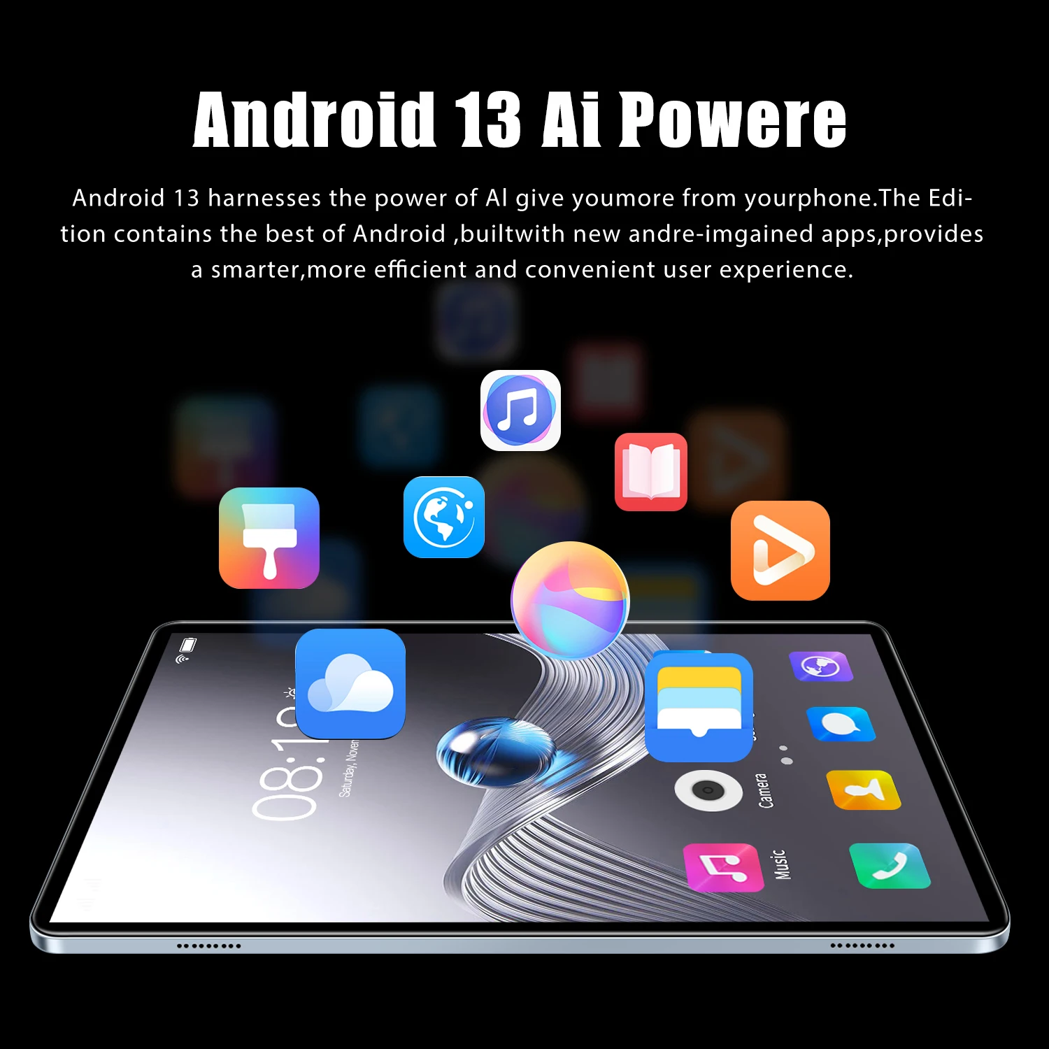 16GB+512GB Dual SIM Android Tablet 11 Inch, Educational with Phone Call Feature  S23U  Branded