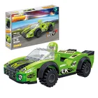 Toys Block Build Toy Creative 113 PCS Speed Car Convertible Racing 3D Educational Building Blocks Toys For Kids