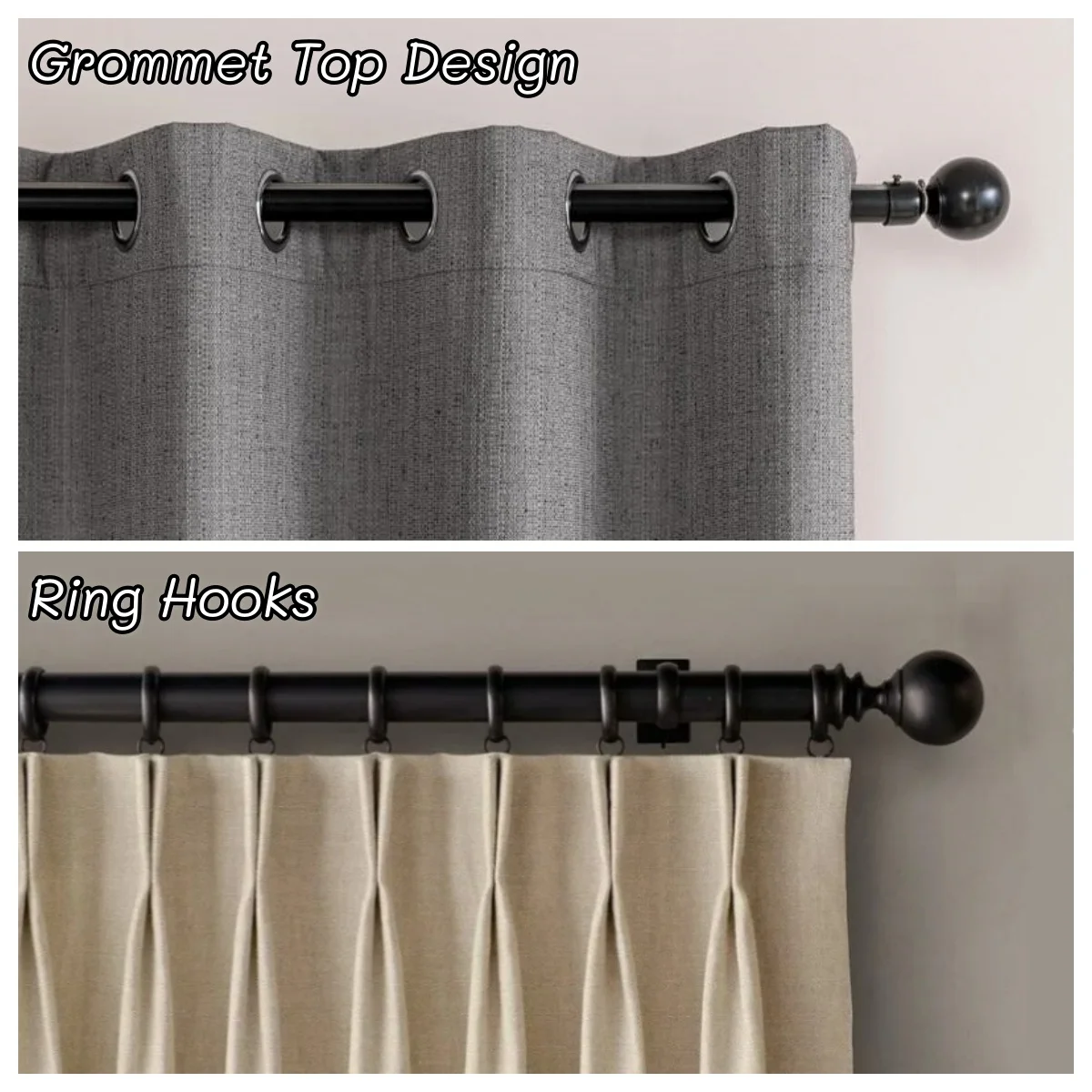 Insulated Blackout Drape Curtain, Polyester - detail 20