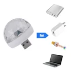 Party Lights Halloween DJ Disco Magic Ball for Xmas Parties Pool Club Church Karaoke USB Mini Disco Light