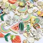 Charms Charms Wholesale Various Zinc Alloy Alloy Enamel Charms Pendants For Necklace Bracelet Jewelry Making