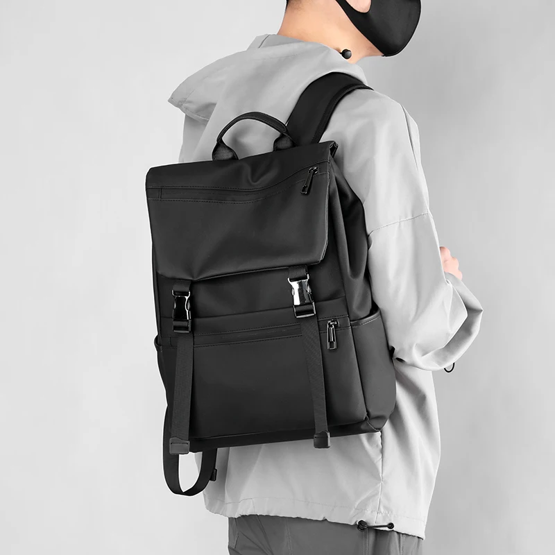 Business backpack Men's fashion trend Student computer backpack Fashion brand large capacity travel bag