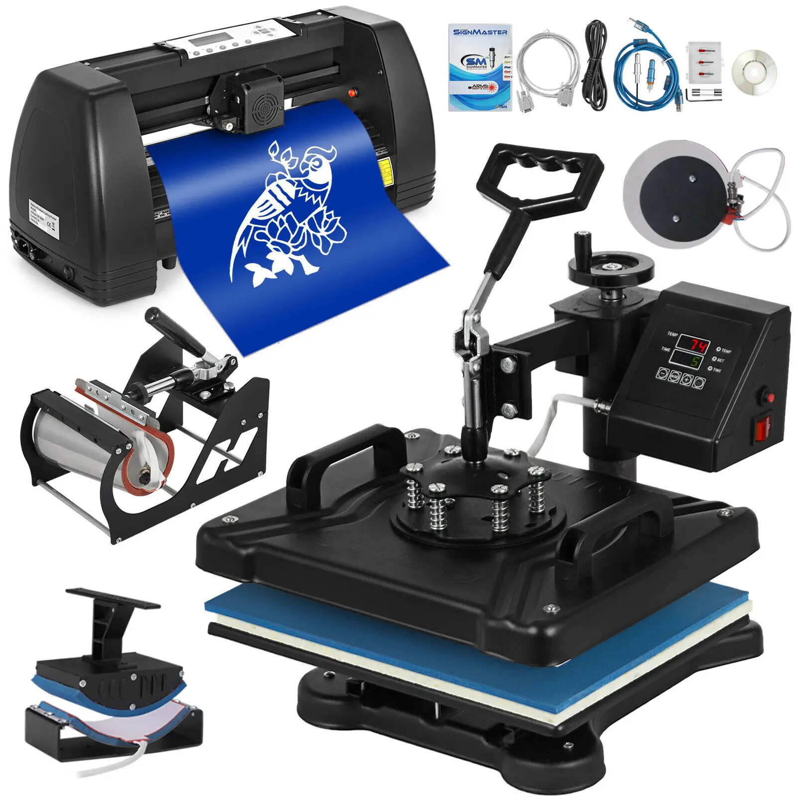 5in1 Combo T-shirt Mug Cap Plate 