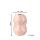 Nordic Minimalist Mold Ceramic Vase Color Decoration Creative Handicraft Designer Decoration