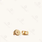 Cz Earrings Turquoise Stud Earrings Gemnel Latest Trendy Turquoise Enamel Cz Champagne Earrings Stud 18K