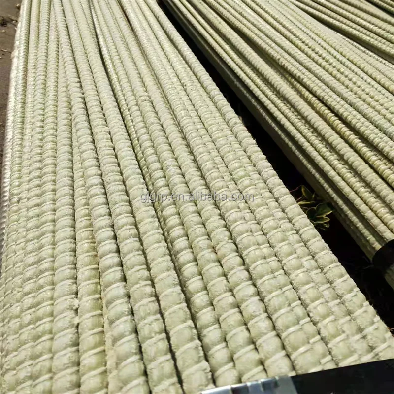 Gfrp Reinforced Plastic Fiber Glass Rebar Gfrp Fiberglass Bar Glass