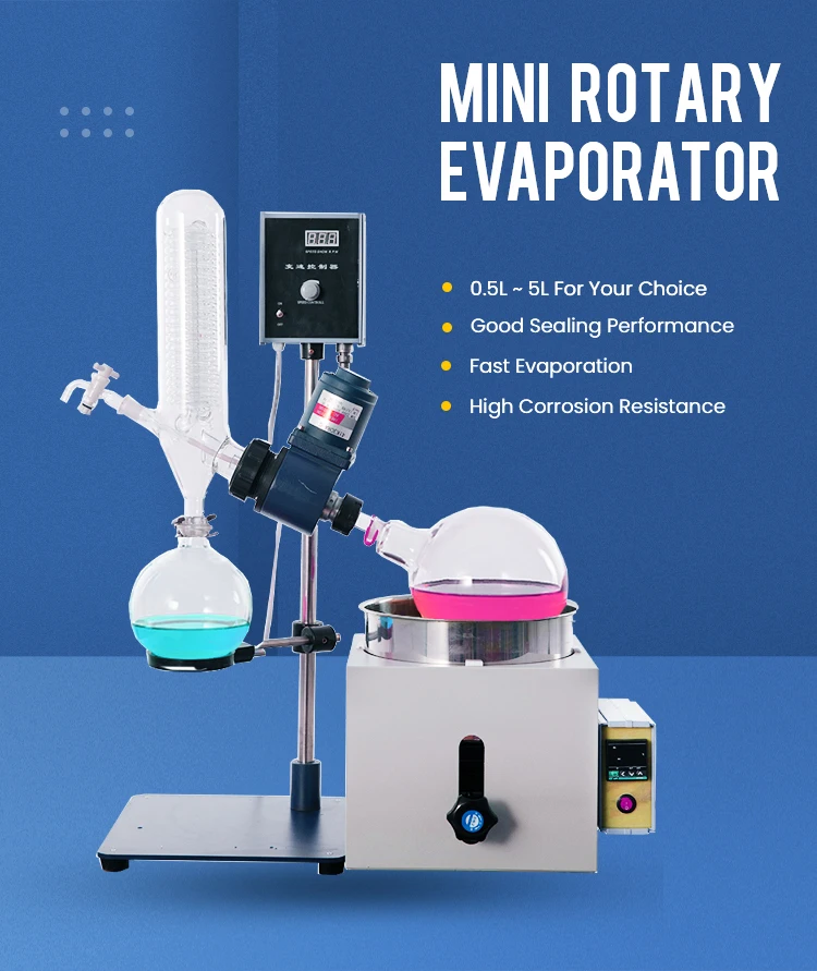 Cheap Industrial Small Lab Mini Rotary Evaporator