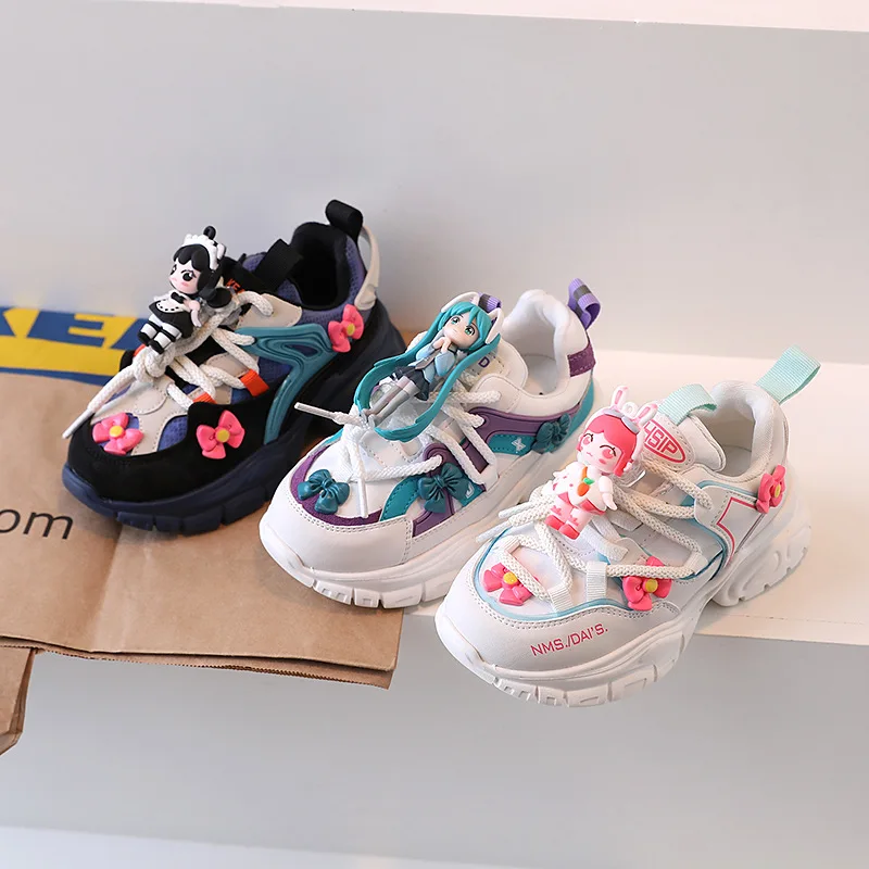 New Kawaii Doll Anime Shoe Charms Accessories Shoelace Buckle Sneaker