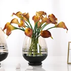 Calla Wholesale Artificial Calla Lily Flower Arrangements Real Touch Plastic Calla Lily Silk Flower For Home Decoration