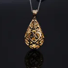 Necklace NEW Jewelry Pendant Metal Hollow Box Pendants For Necklace Pendant Can Be Opened