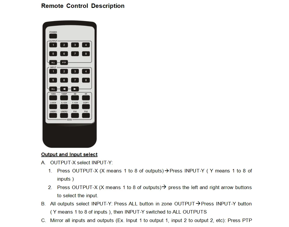 8x8 HDbaset matrix 4K60hz 4:4:4 8x HDMI inputs 8x HDbaseT out puts 8x8 HDMI matrix