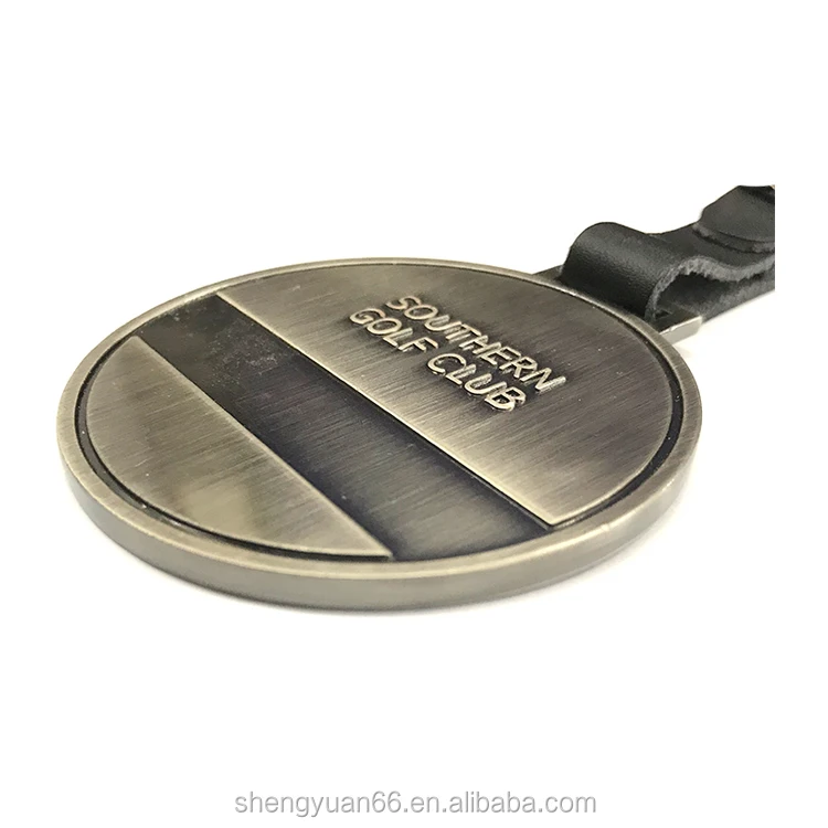 Custom Embossed Logo Disc Golf Bag Tags 