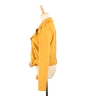 Leather Jacket 2020 Hot Style Ladies' Suede Leather Jacket With Belt Wholesale