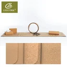 Yoga Cork Exercise Mat Eco-friendly Cork Yoga Mat And Cork Yoga Block Set For Exercise Non Slip Sustainable