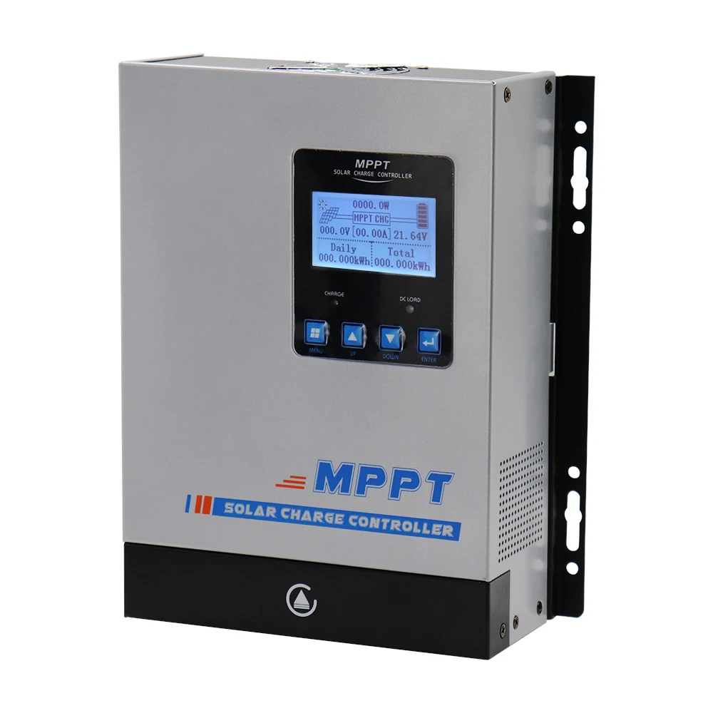 50A MPPT Charge Controller 48v/36v/24v/12v Auto Solar Charge Controller 50 amp Max 150V 2500W Input Negative Ground Solar Regulator fit for AGM Sealed Gel Flooded Battery 