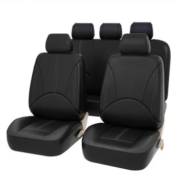 Quality Pu Leather Car Seat Cover Artificial Leather Universal Cushion 5-seater Car Seat Covers