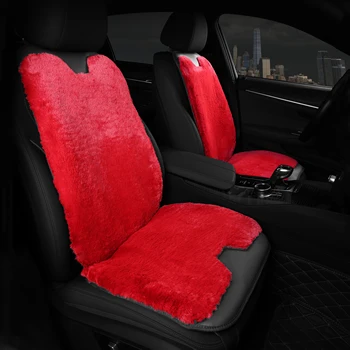 Luxury Universal Warm & Comfortable Plush Car Seat Cushion for Enhancing Driving Comfort