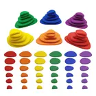 Education Toy Education Rainbow Pebbles In Home Learning Toy For Early Math - Sorting And Stacking Stones