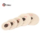 Wheel Pad Wheel Abrasive 150*15*12mm Iron Polish Wheel Cotton Pad Buff Abrasive Tool