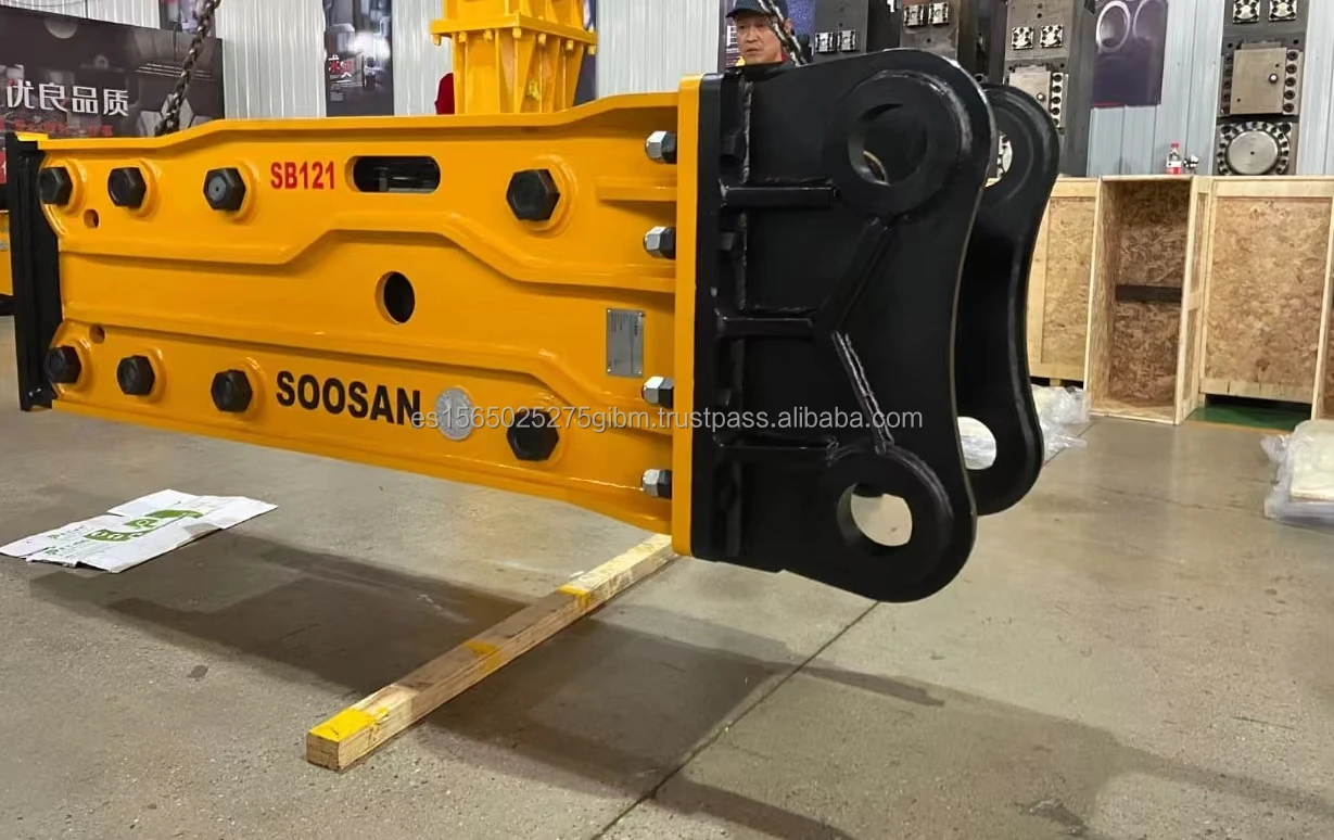 Soosan Hydraulic Breaker Sb 121 Top Type Suitable For Heavy Excavators