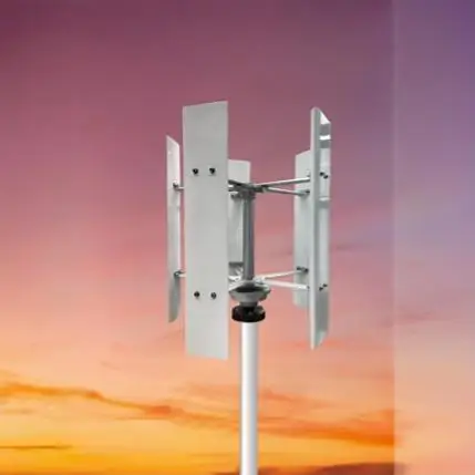 High Efficiency Lightweight 3/5 Blades HAWT Vertical/Horizontal Wind Turbine Low Wind Start Die-Cast Aluminum Alloy Generation supplier