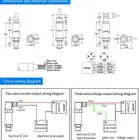 Sensor Digital Water Pressure Sensor FST100-1002 Low Power Output Engine Oil Air Rs485 Fuel Digital Water Pressure Sensor
