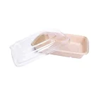 Biodegradable Food Packaging Sugar Cane Bagasse Container With Lid Biodegradable Food Packaging Bagasse Packaging
