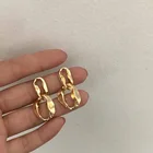 Earrings Chunky Wholesale Circle Earrings Women Chunky Gold Irregular