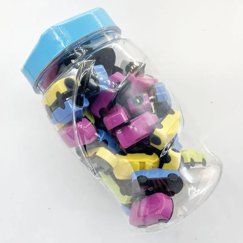 Mini Size Cheap Sharpener for Child 6 Colors Mixed Cool Car Shape Pencil Sharpener