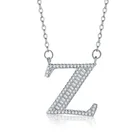 Sterling Silver Jewelry Silver New Fashion Amazon 26 Letter Chain 925 Sterling Silver Jewelry Necklace