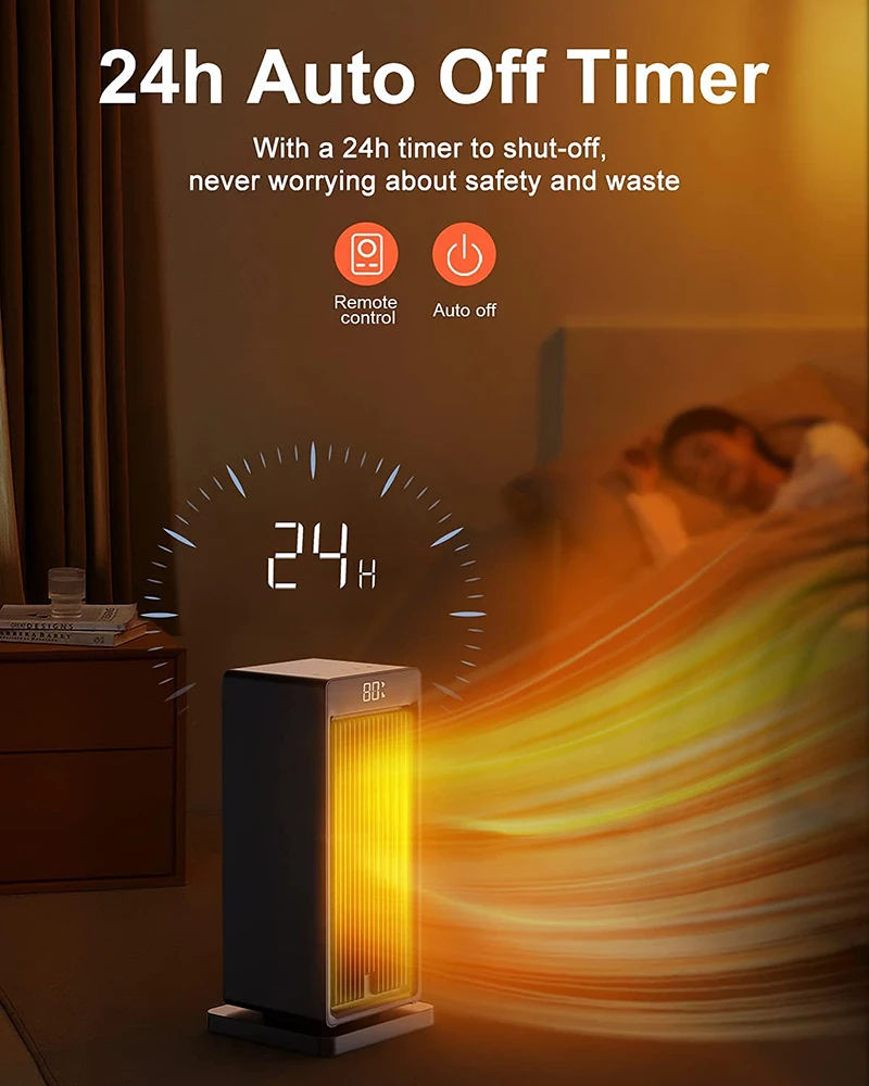 Home Electric Heater, Portable, PTC - detail 4