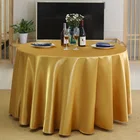 Luxury Custom Printed Logo Polyester Round Table Cover Cloths Tafelkleed