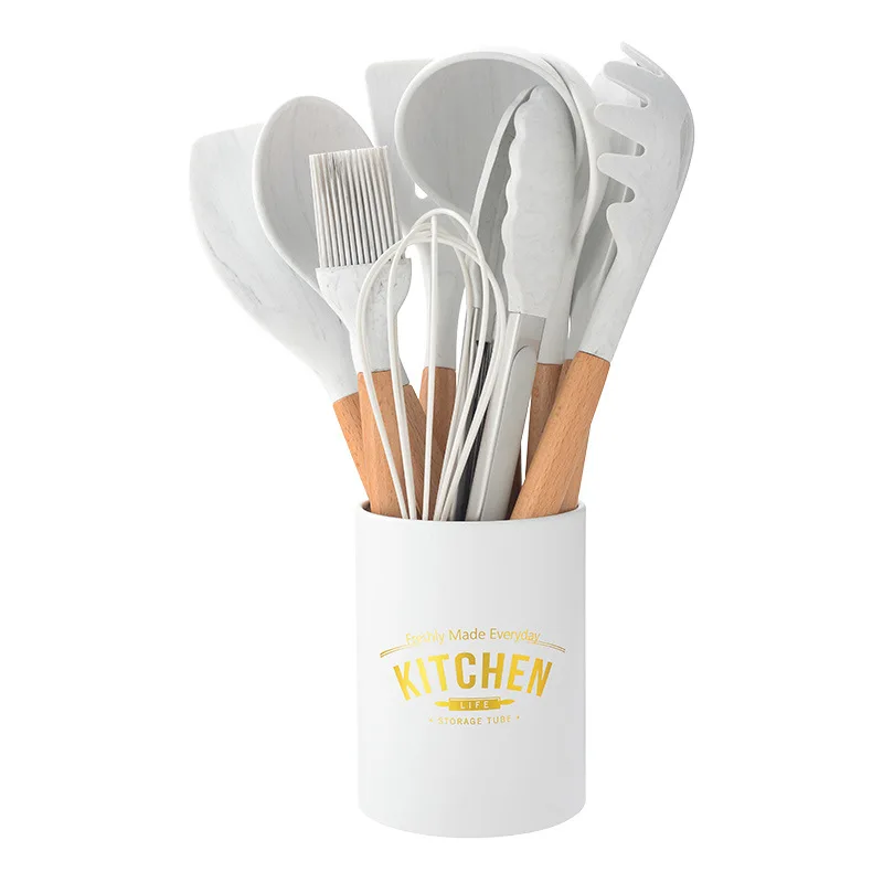 marble silicone utensils