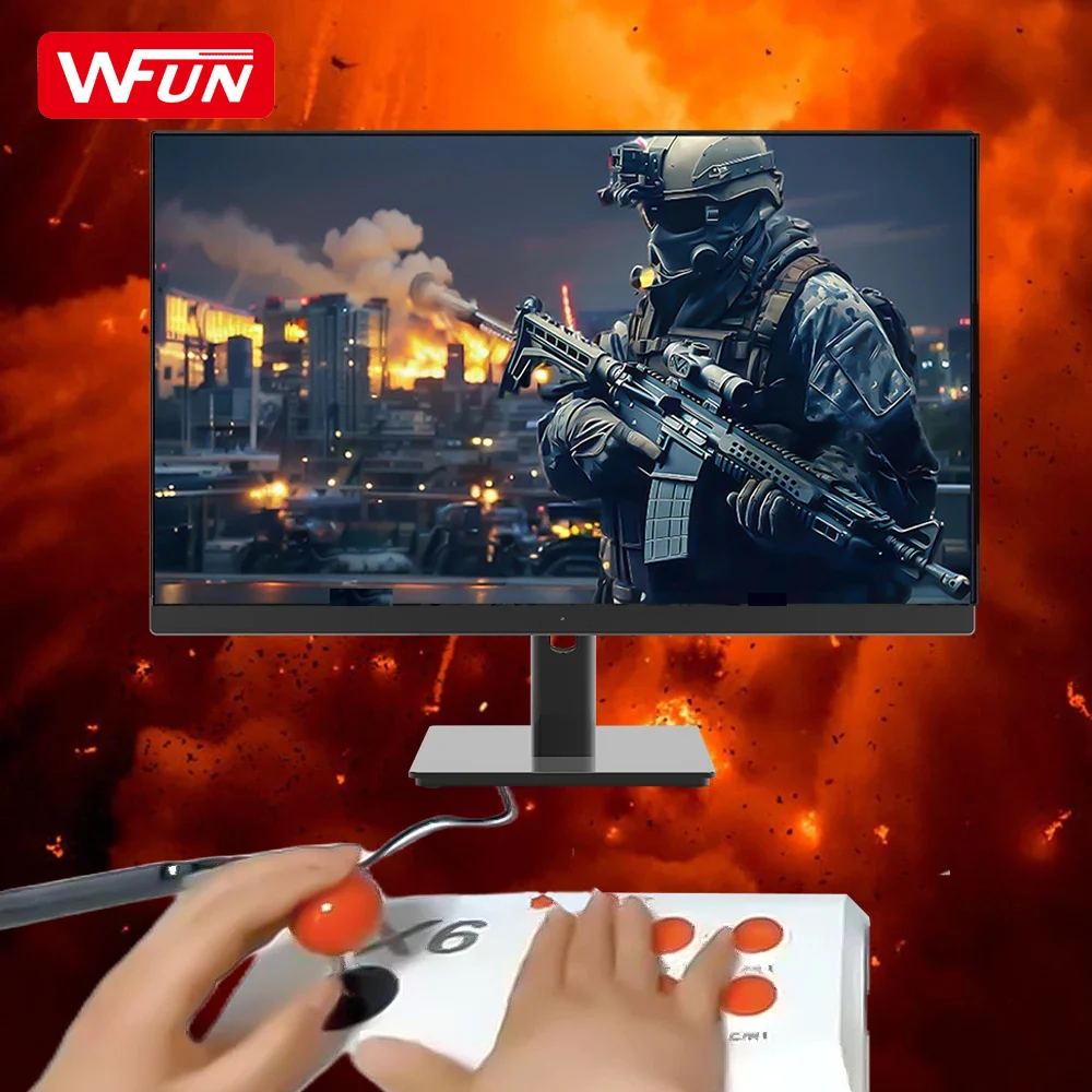 X6 Arcade Game Console 4K HD TV Game Stick with Double Arcade Joystick Built-in 20000 Games Stick 21 H7156d77d382740e0bbc18cbd6eae9ec67