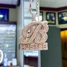 Hop Custom Hip Hop Jewelry Diamond Iced Out Men 18K Gold Lab Grown Moissanite Cuban Necklace Bracelet Pendant