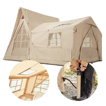 Four Season Outdoor Large Inflatable Air House Tent With Mesh Window & Doors