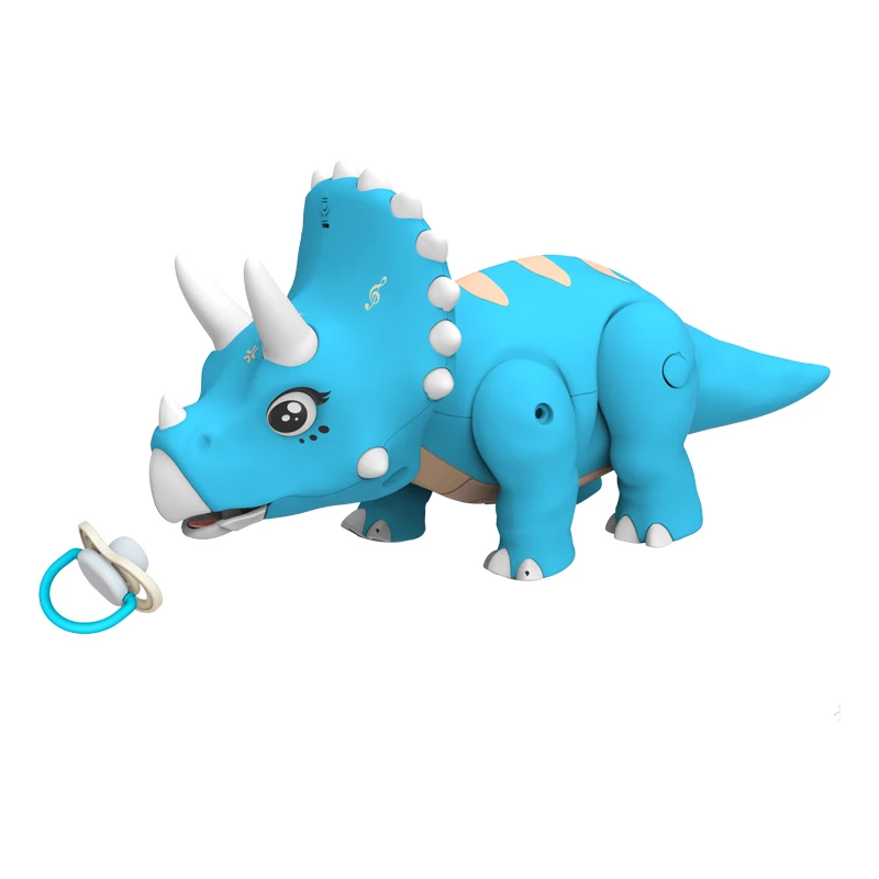 Plastic triceratops battery operated wholesale dinosaur toys dinosaur with light music