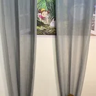 Sheer Wholesale High Quality 100% Poly Yard Dyed Voile Fabric Sheer Curtain