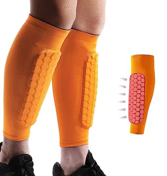 Custom Honeycomb Football Sports Calf Sleeve Brace Multi Fuctional