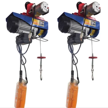 ce outdoor building construction price pa100 pa1000 remote control mini wire rope 100kg 1 ton small winch electric lift hoist