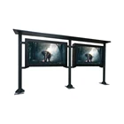 Player Lcd High-quality Outdoor Video Player LCD Touch Vertical Double Column Advertising Machine