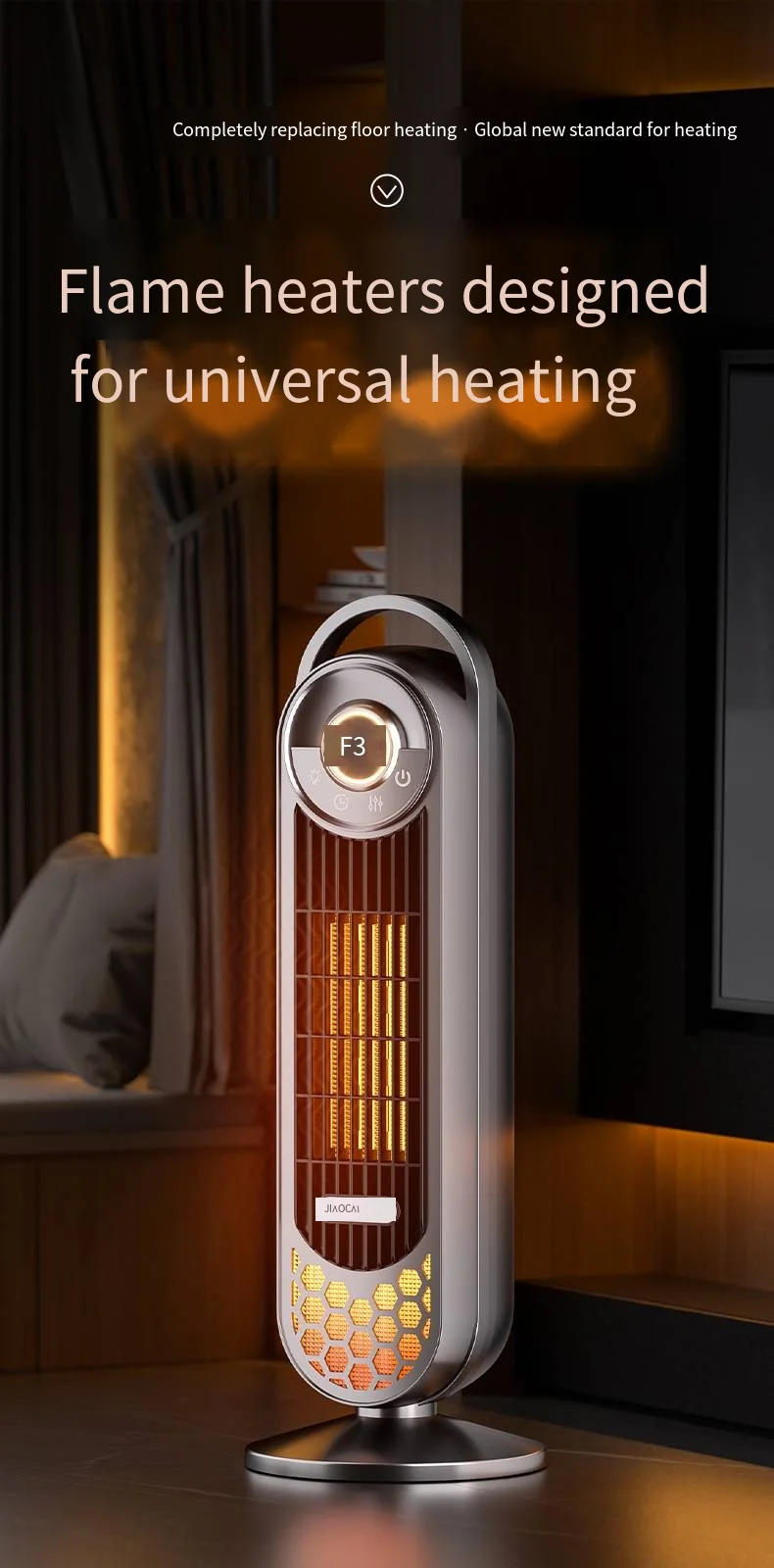 Electric Heater, 2000W, PTC, Portable - detail 2