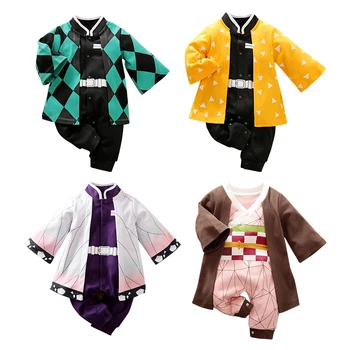 baby romper 2021 new anime romper for newborns with long sleeves 100% cotton wholesale baby onesie
