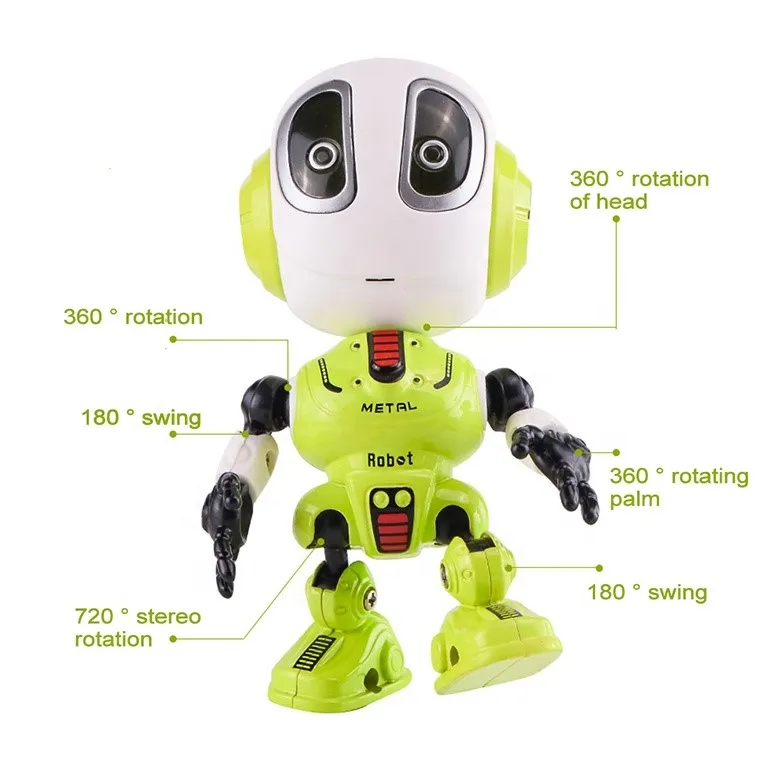 New arrivals Smart Toy removable Joints Interactive Alloy Electronic Recording Mini Robot