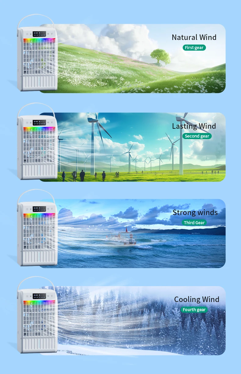 Mini Cooling Air Conditioner, Portable, USB - detail 12