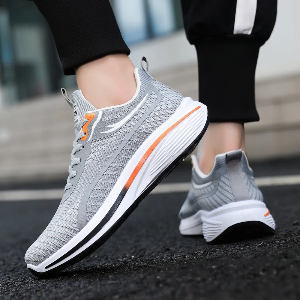 Fashion Trend custom logo Light Weight Breathable walking outdoor men Casual sport Shoes